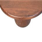 Solid Wood Clara Sculpted Coffee Table