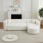 109.4" Modular Sectional Sofa in Beige