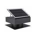 14" Adjustable Square Solar Roof Exhaust Fan