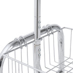 Garment Rack with Basket on Wheels