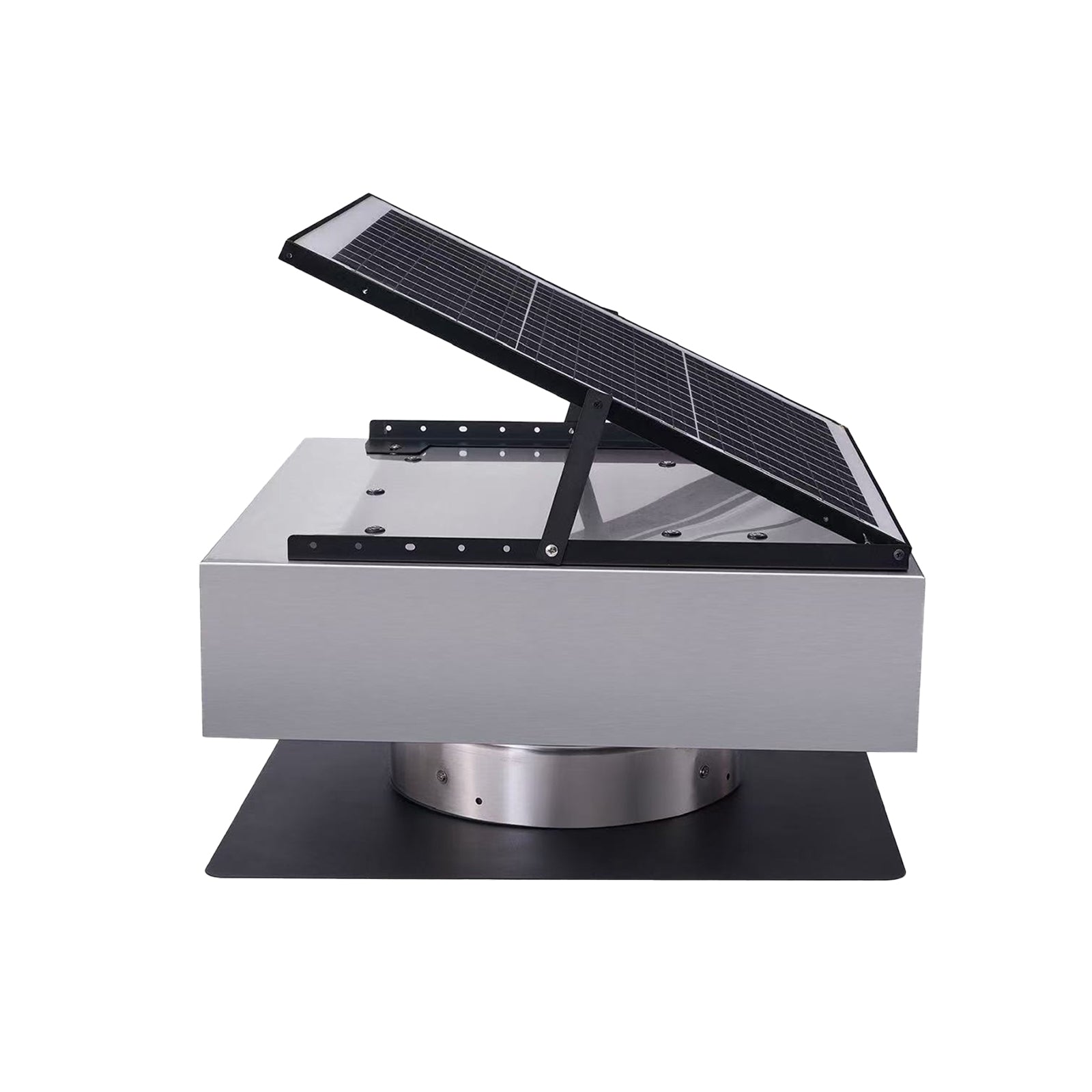 12" Stainless Steel Solar Roof Vent Fan