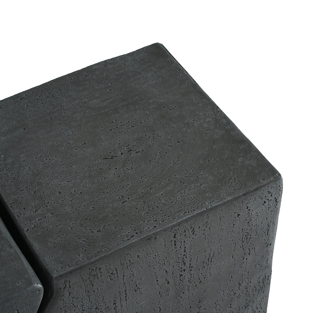 MGO Side Table Set of 2 Rectangular Outdoor Side Tables