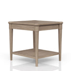 Sand Finished End Table With Storage Drawer