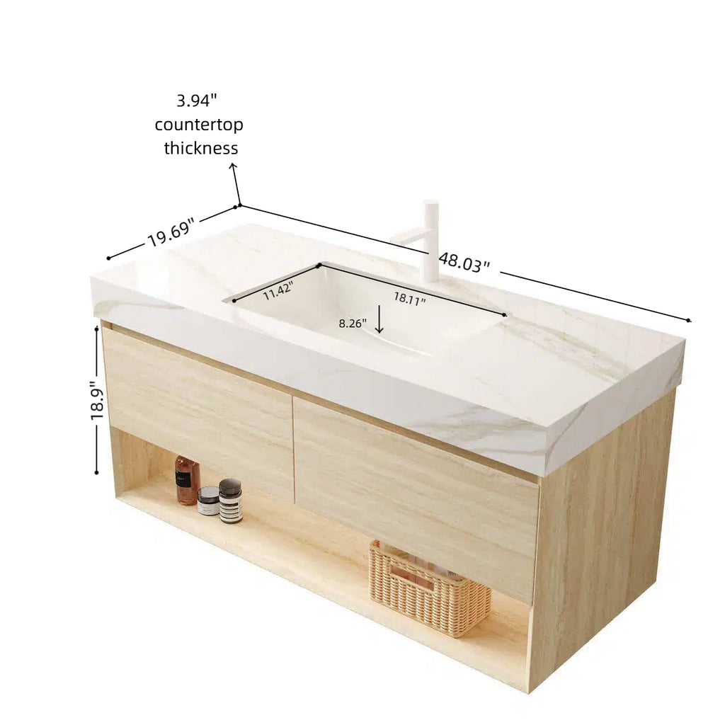 FRIGGA 48" Bathroom Vanity & Sink