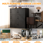 6-Door Employee Storage Locker