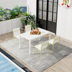 Summer - 4-Pack Modern Striped Color Block Chairs