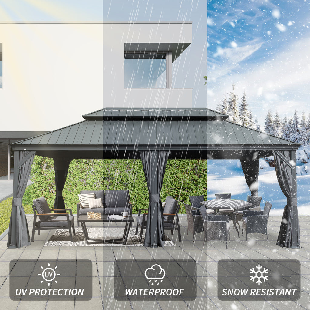 12' X 20' Hardtop Gazebo