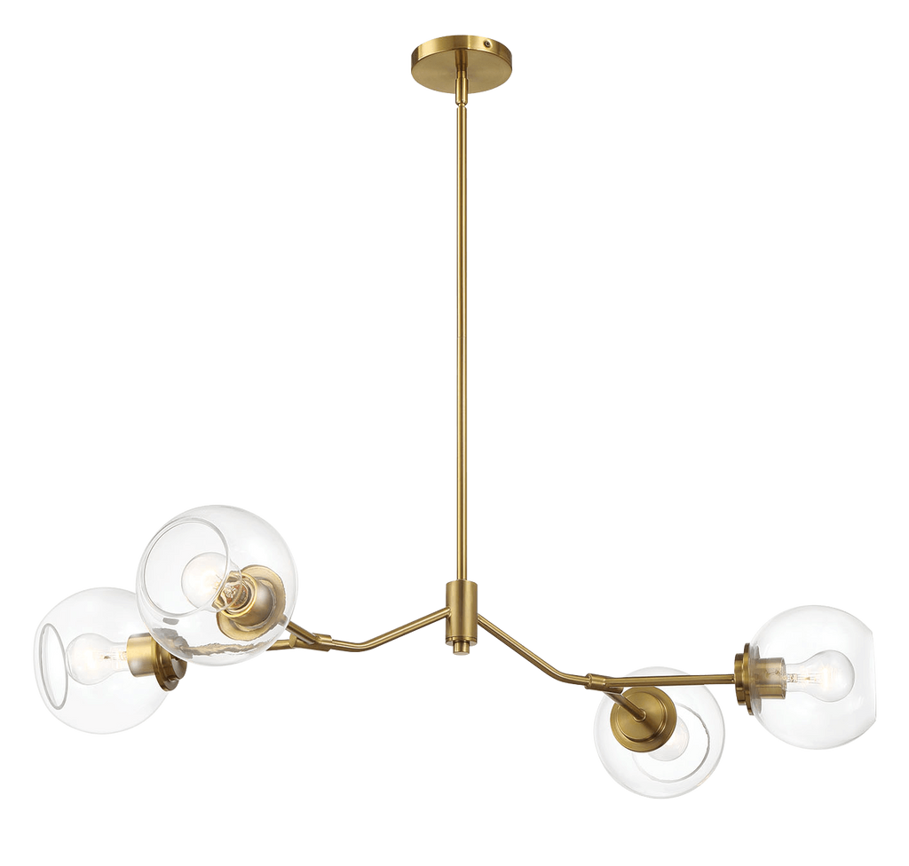 Jewel Four Lights Modern Farmhouse Chandelier
