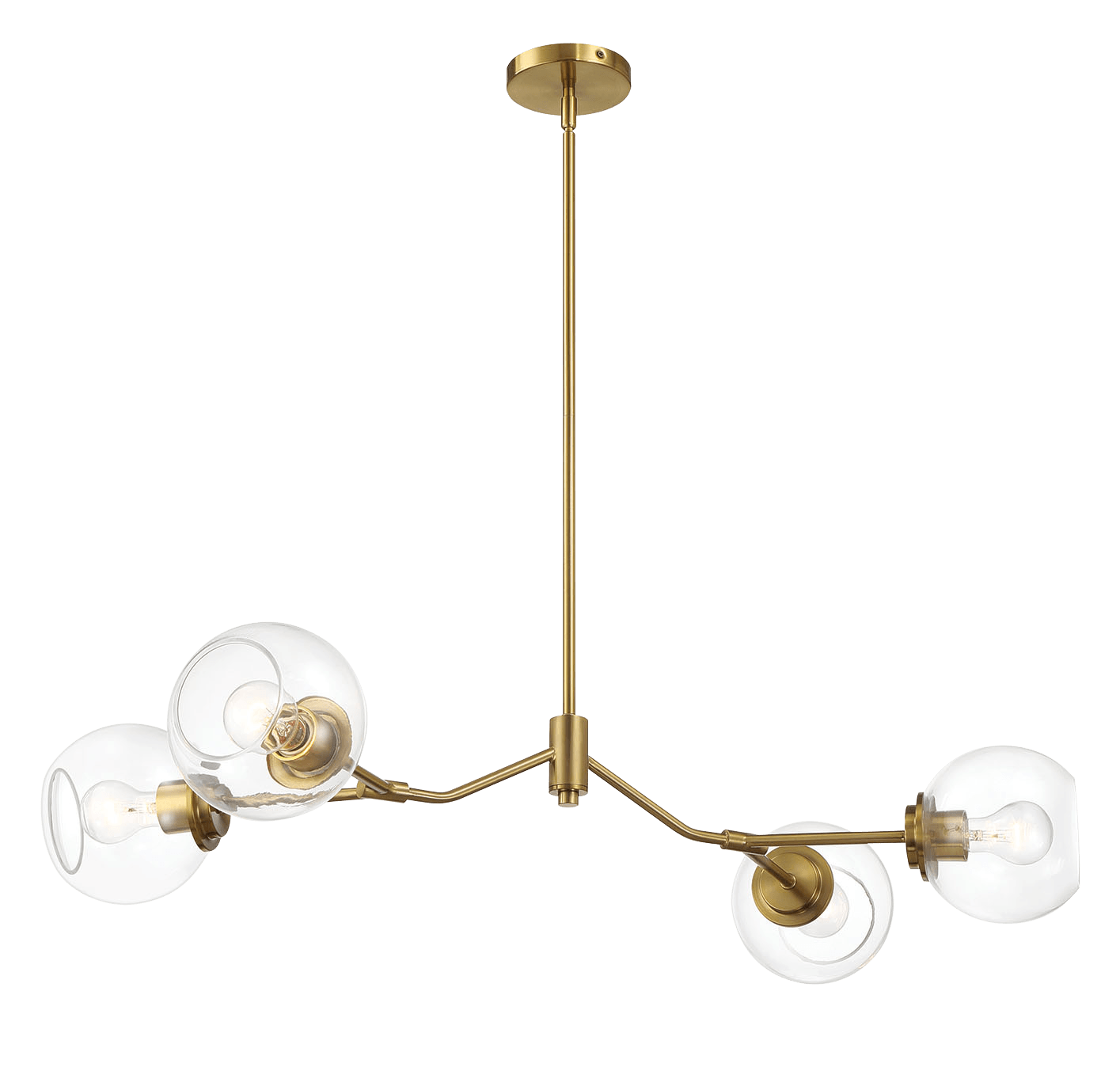 Jewel Four Lights Modern Farmhouse Chandelier