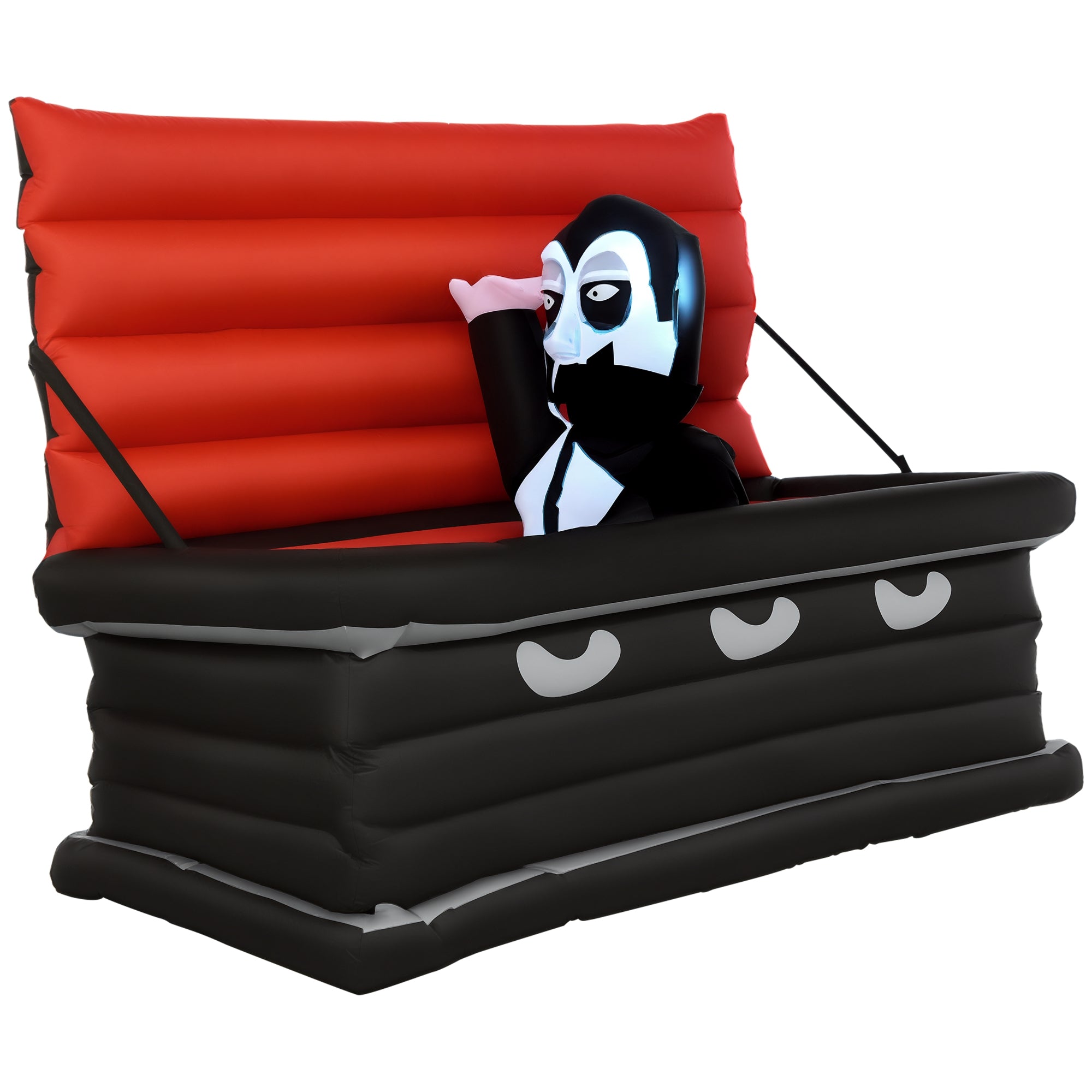 Halloween Inflatables Outdoor Decorations Vampire and Giant Coffin