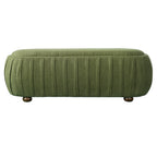 Upholstered Ottoman - Oval Shape