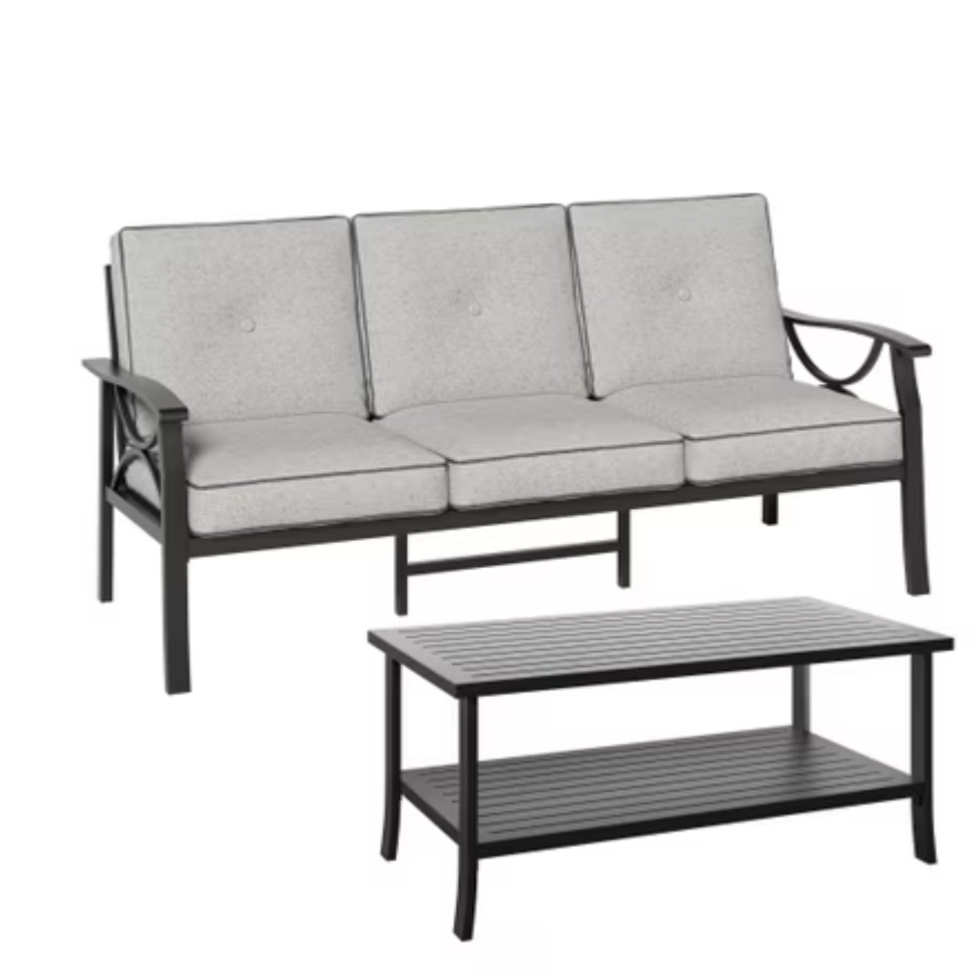 2 Piece Outdoor Patio Set