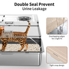 Stainless Steel Cat Litter Box - Big Size