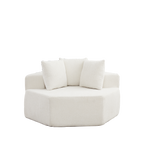54-Inch Modern-Style Hexagonal Single Lounge Chair