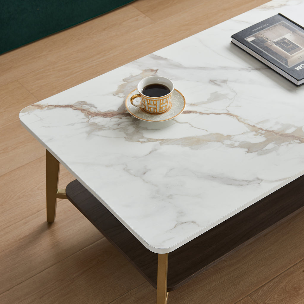 Coffee Table Rectangular Center Table for Living Room