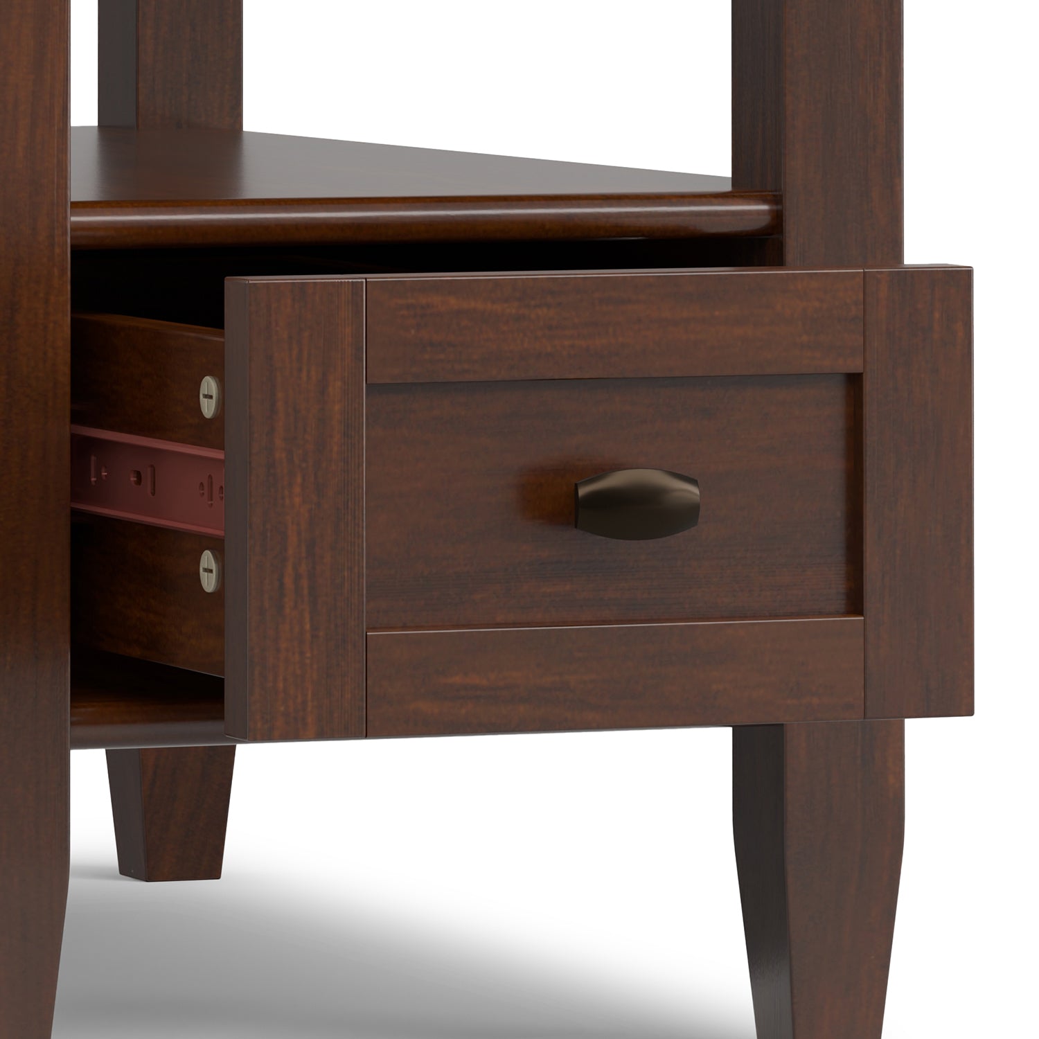Warm Shaker Narrow Side Table