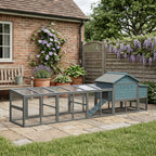 141" Large Wooden Chicken Coop