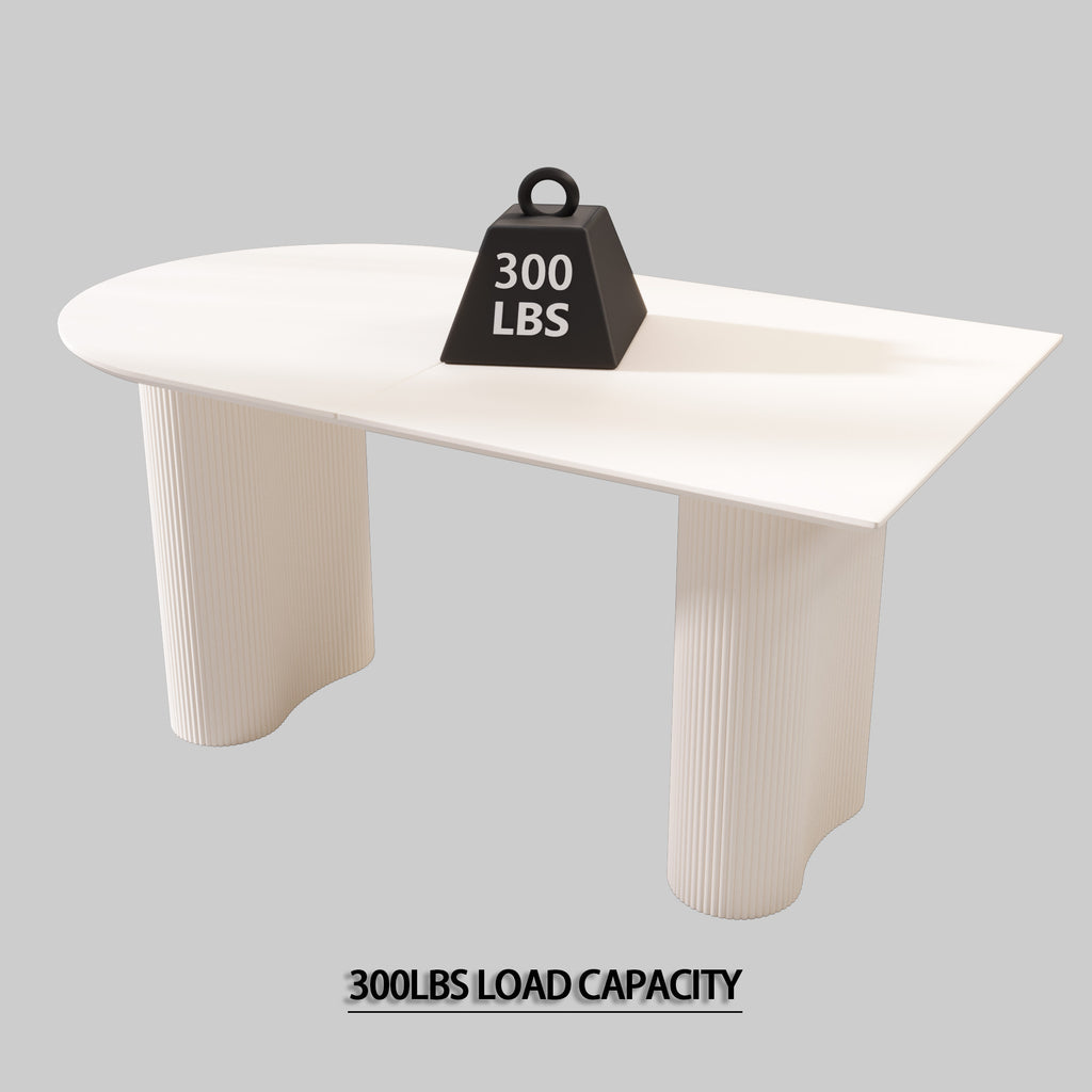 63" Modern MDF Dining Table