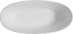 65" Freestanding Solid Surface Bathtub