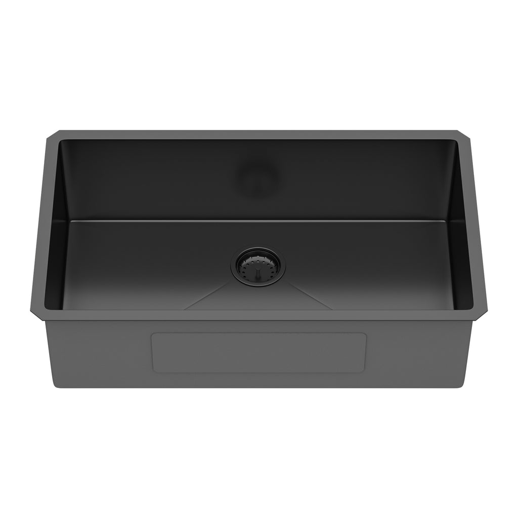 33" Gunmetal Black Undermount Sink