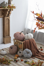 Set of 2 Fabric Pumpkins
