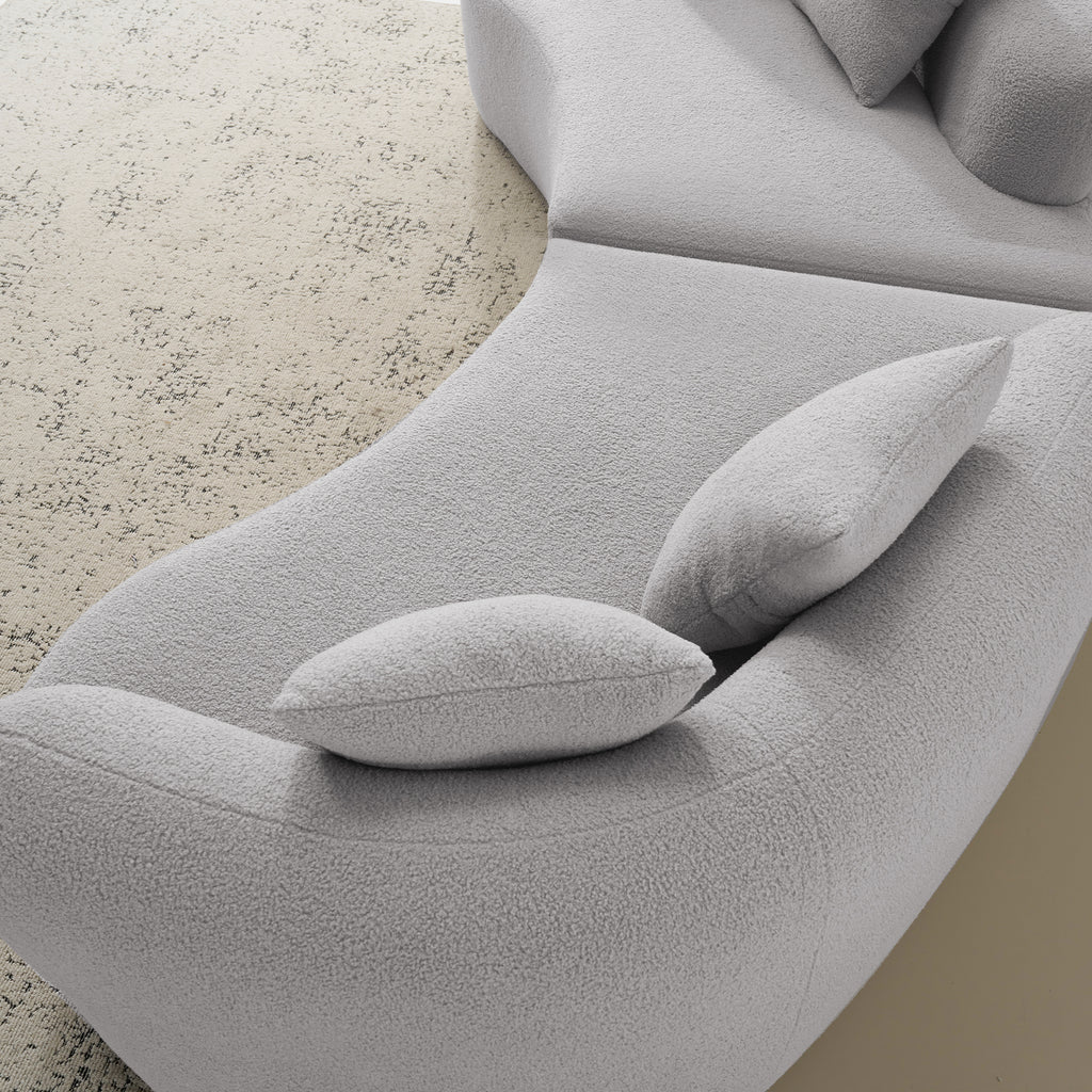 Curved Four Seater Sofa