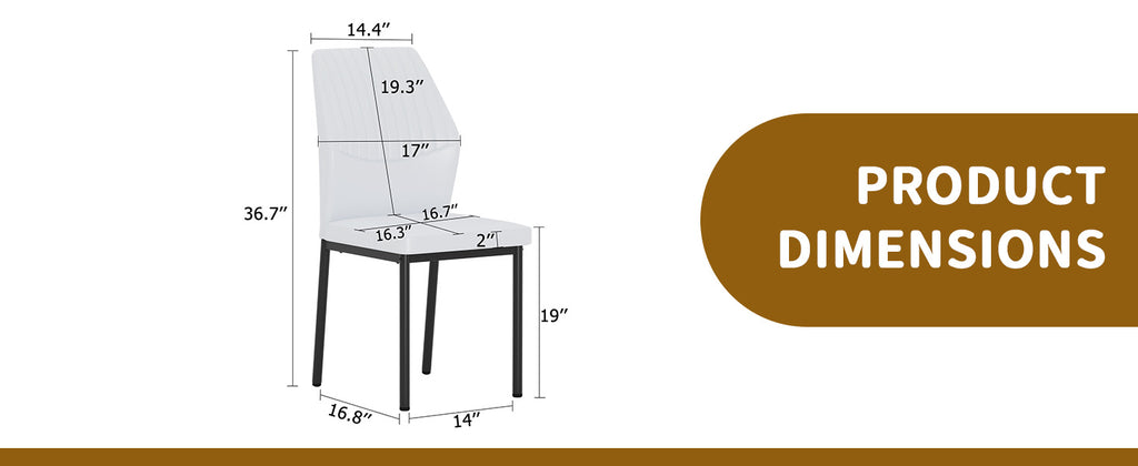 4-Piece Set of Seating for Dining