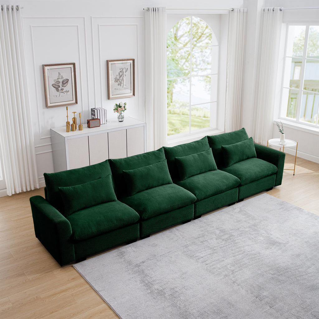 4 Seater Deep Seat Couches for Living Room
