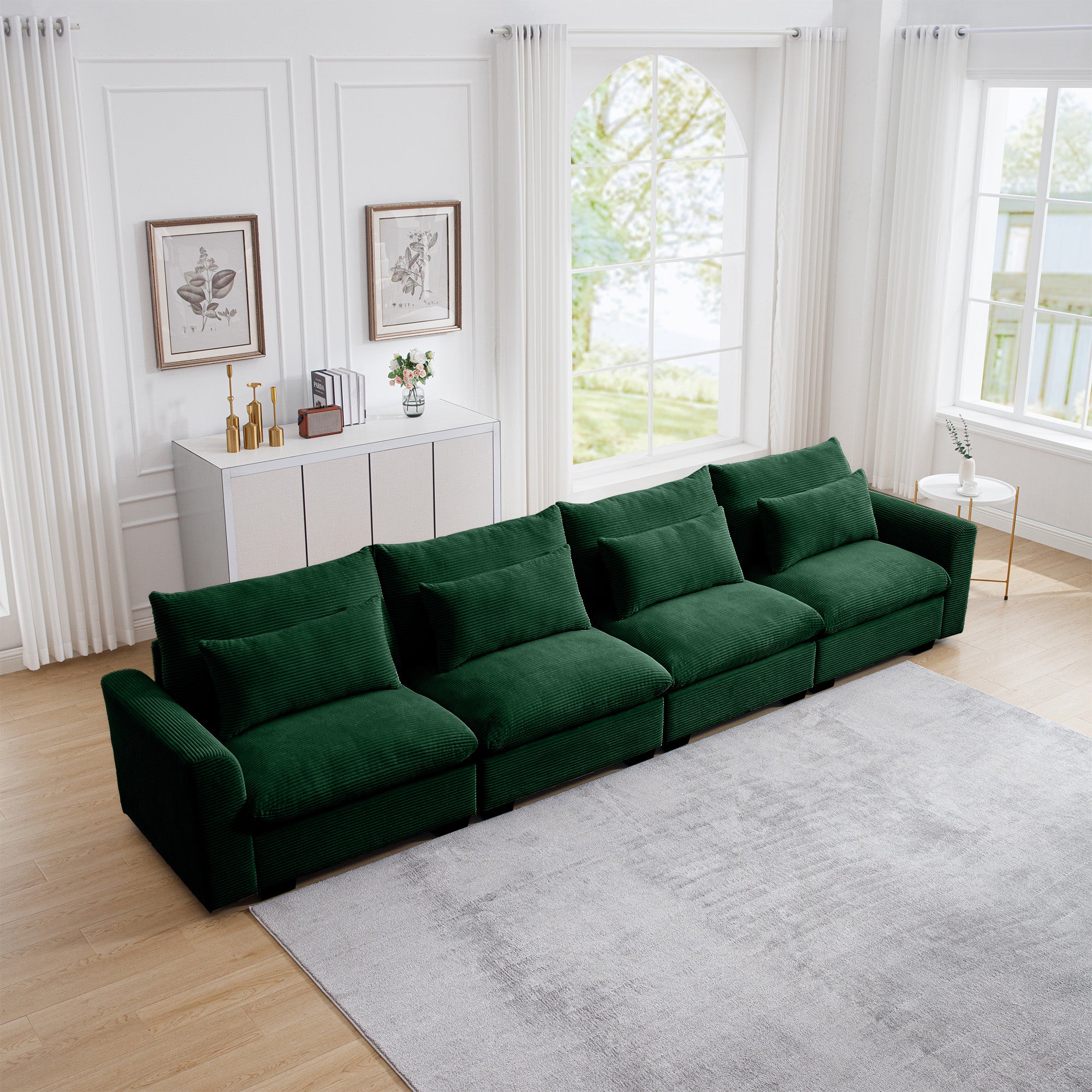 4 Seater Deep Seat Couches for Living Room