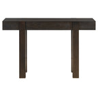TREXM Rustic Minimalist Console Table with Hidden Drawer