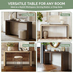 Modern Solid Wood Console Table