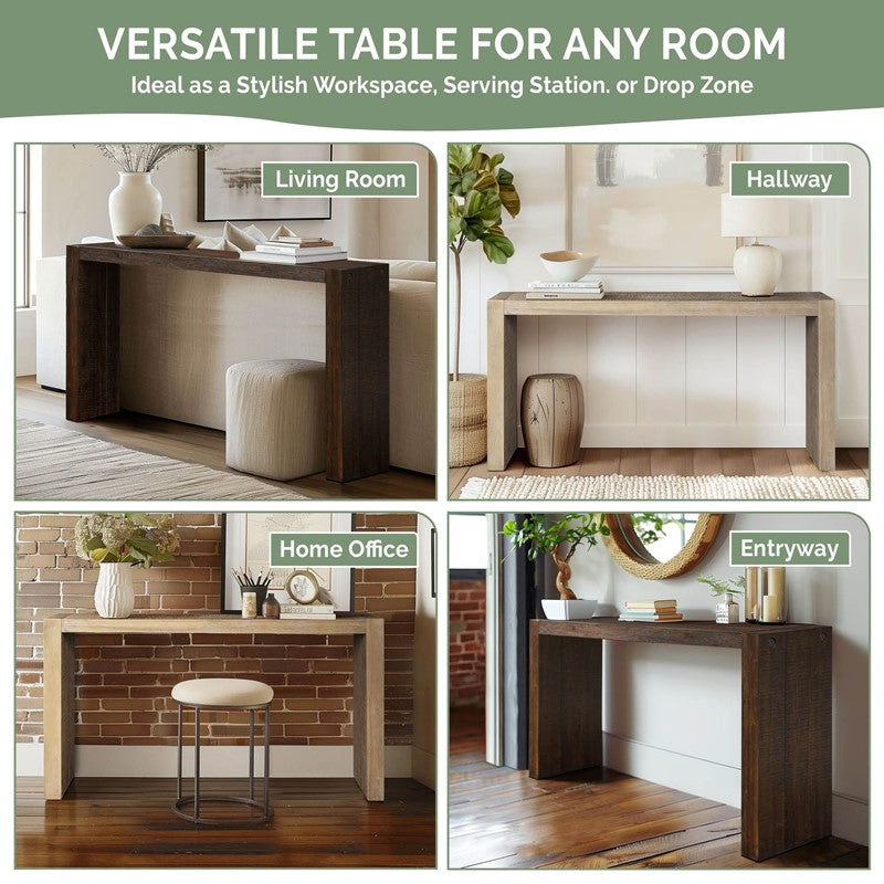 Modern Solid Wood Console Table