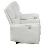 Denson Dove Power Reclining Loveseat
