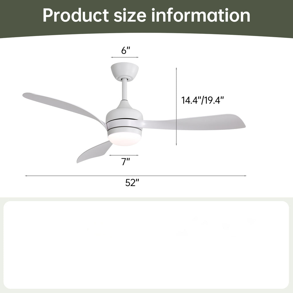 52-Inch Ceiling Fan With Remote Control