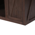 41.35"H Bar Table Or Wine Cabinet - Brown Antique
