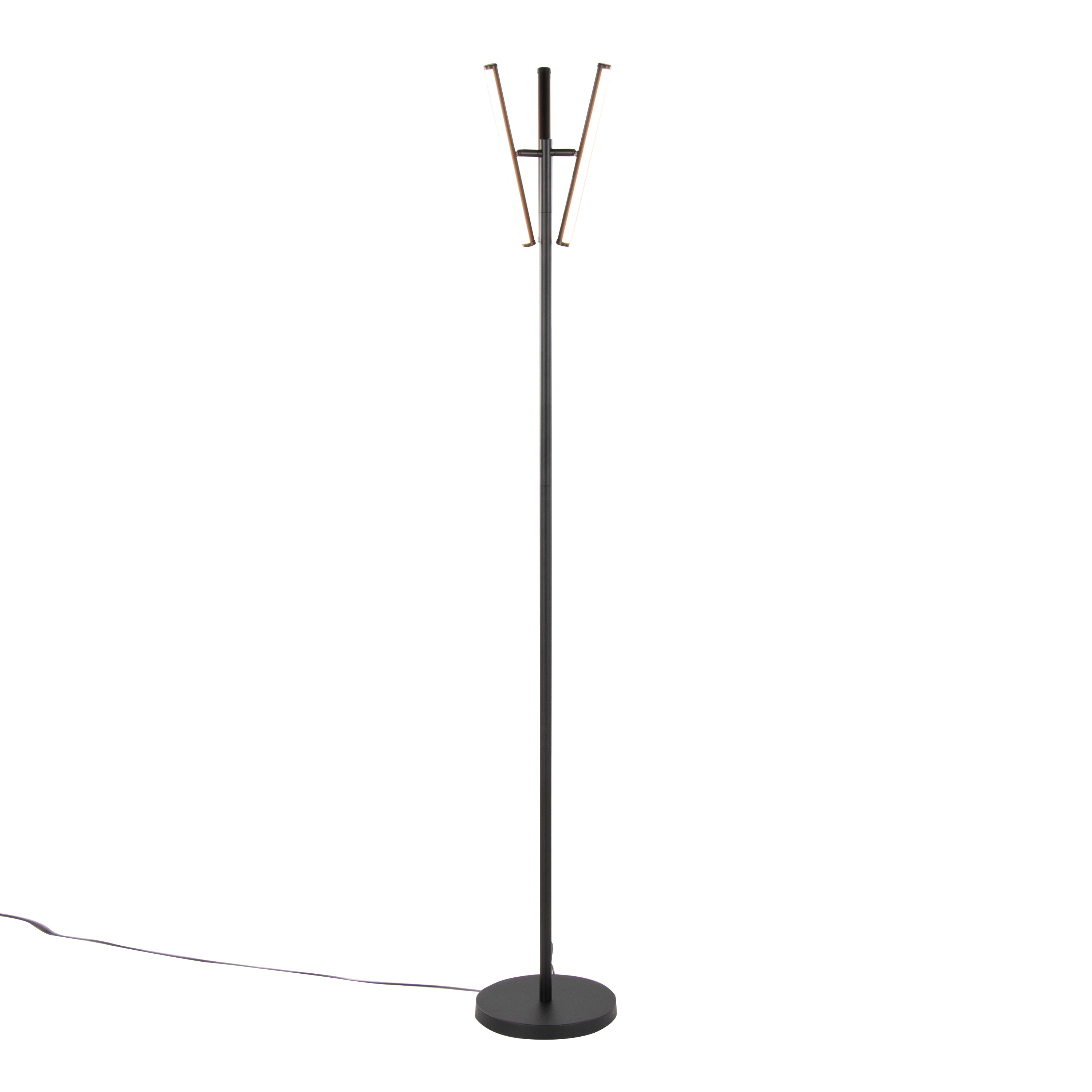 Icicle 65" Modern Swivel Floor Lamp