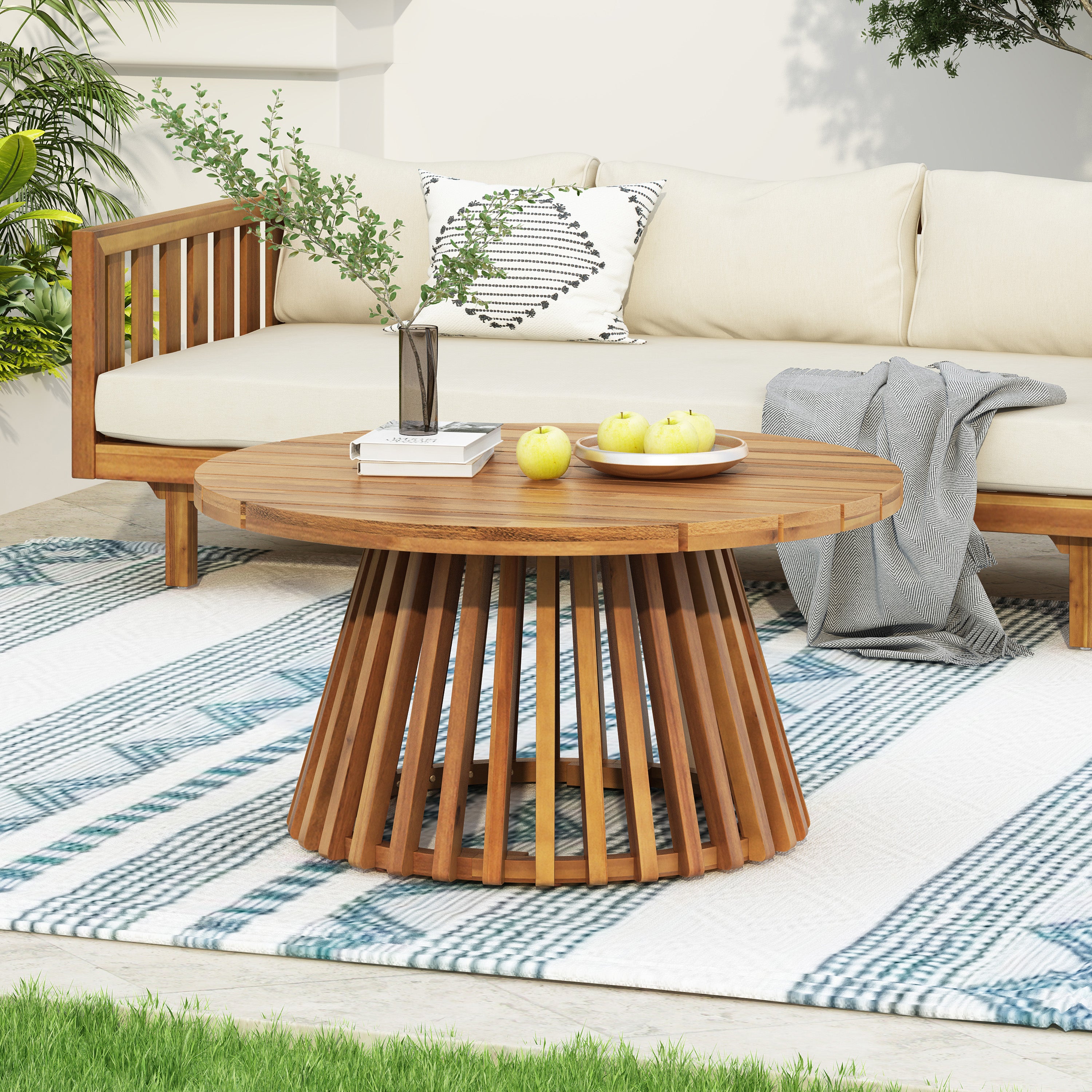 Acacia Wood Patio Furniture Set
