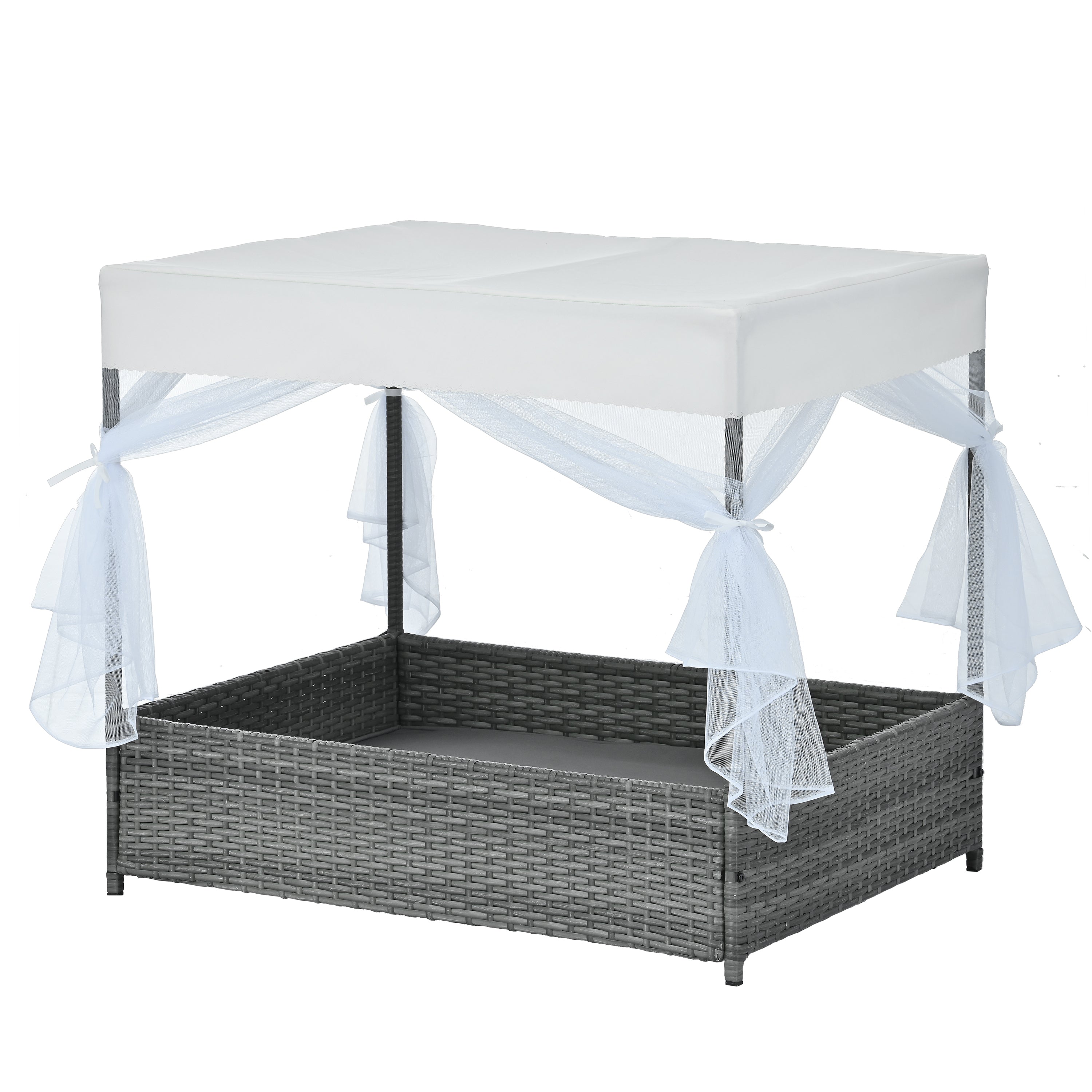 Dog Bed With Curtain