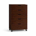5 Drawer Dresser on Wheels