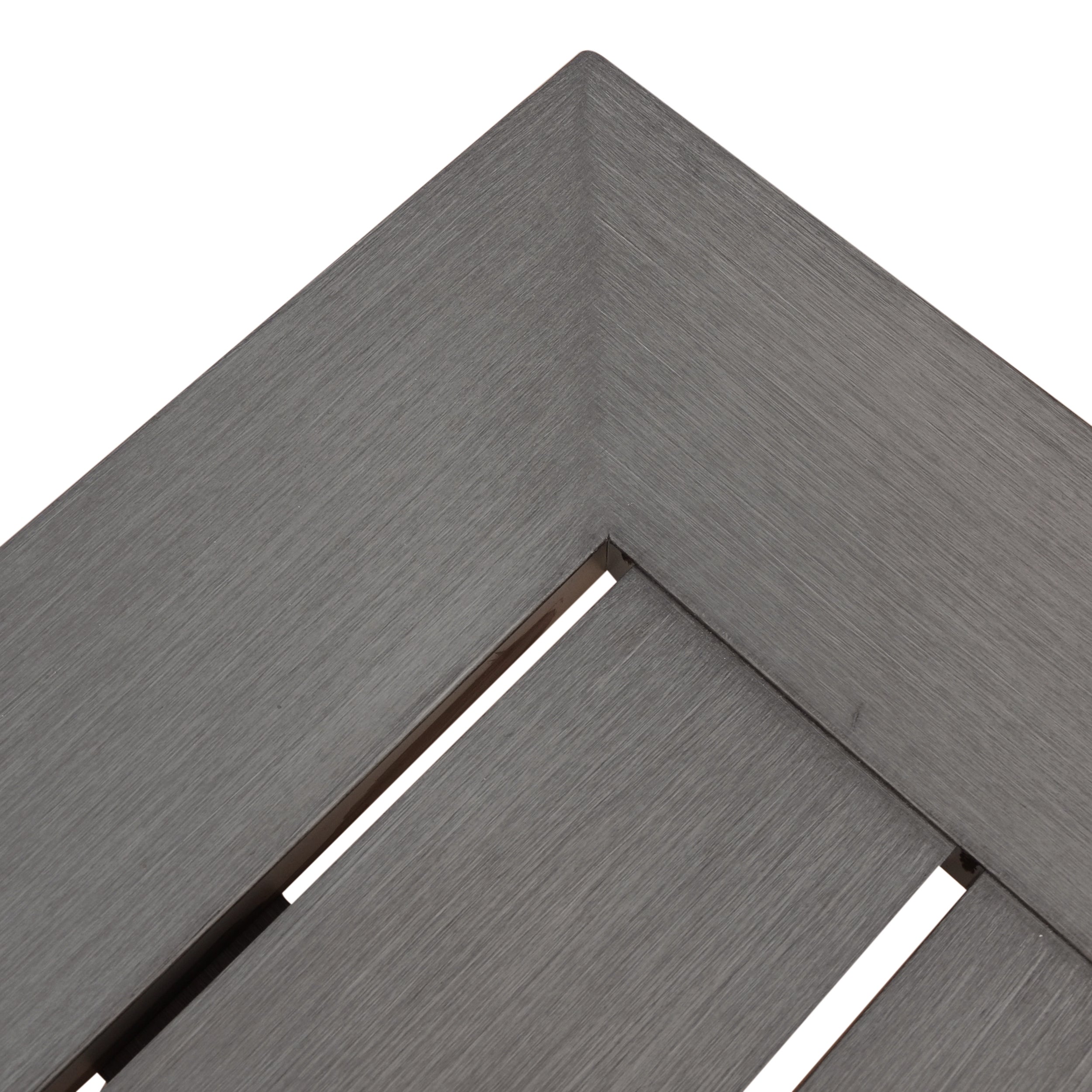 Modern Outdoor Aluminum Dining Bench
