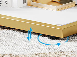 C-Shaped Sofa Side Table