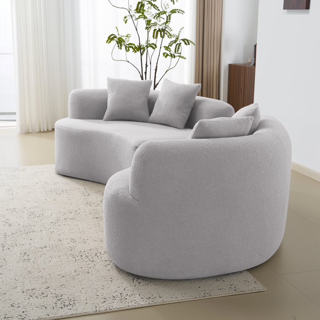 Curved Four Seater Sofa