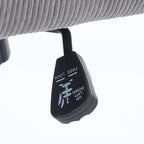 Mid-Back Liftable Office Chair - Striped Fabric