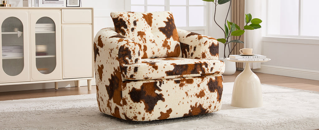 360° Swivel Sofa Chair Accent Barrel Chair
