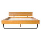 Pine Wood Bed Frame Queen Size