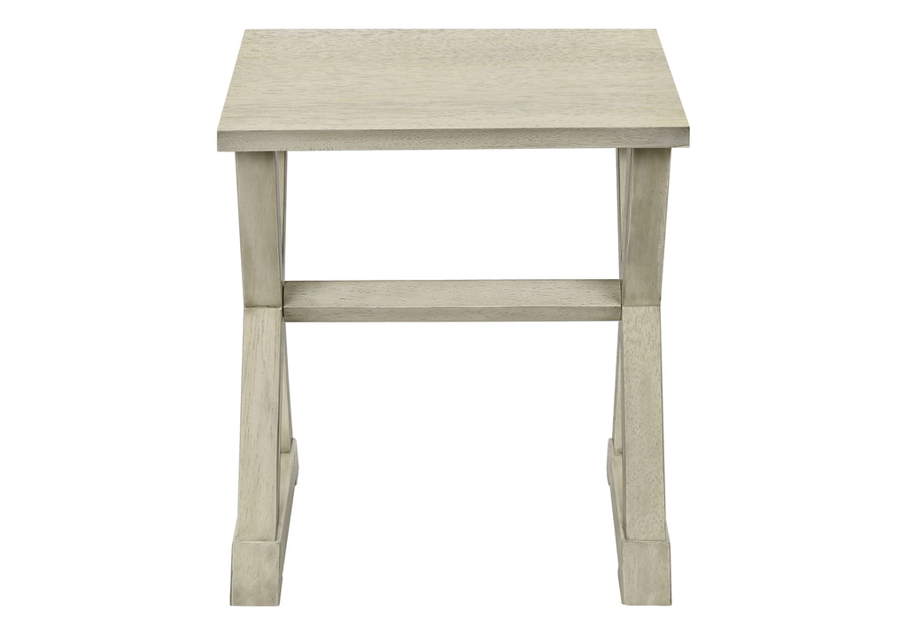 Antique White Accent Table
