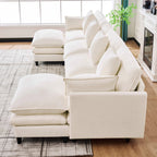140.9-Inch U-Shaped Modular Sectional Sofa