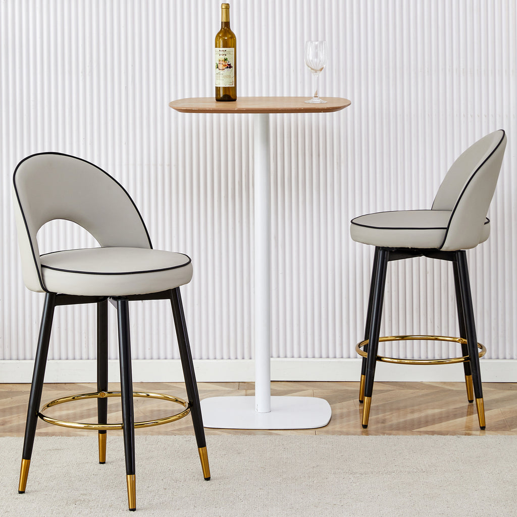 360° Rotatable Bar Chair Set of 2