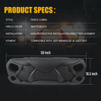 Halloween Front Grille Grid Grill for Jeep Wrangler JK/JKU