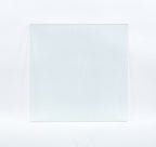 Tempered Clear Glass Top 80CM Square Dining Table
